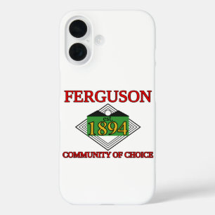 Coques iPhone 16 Drapeau de Ferguson, Missouri
