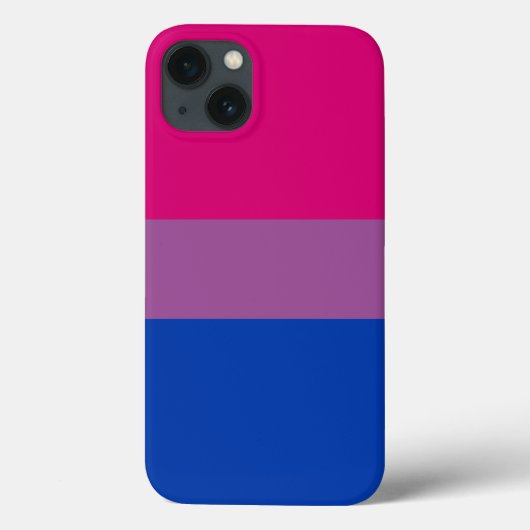 Coques Case-Mate iPhone Drapeau de fierté bisexuel (Verso)