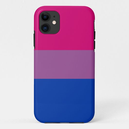 Coques Case-Mate iPhone Drapeau de fierté bisexuel (Dos)