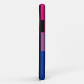 Coques Case-Mate iPhone Drapeau de fierté bisexuel (Dos/Droite)