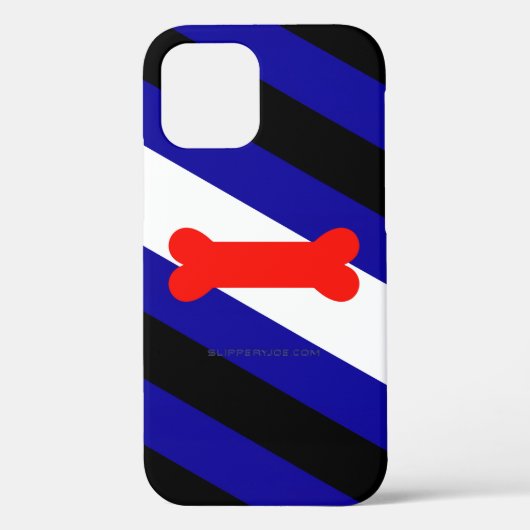 Coques Case-Mate iPhone Drapeau de fierté de jeu de chiots de SlipperyJoe (Verso)