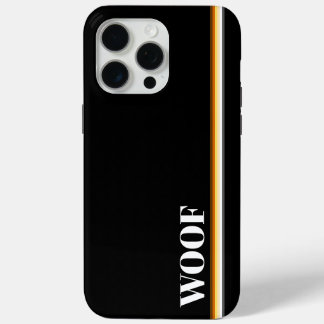 Coque iPhone 15 Pro Max Drapeau de fierté d'ours gays élégants et cool Woo