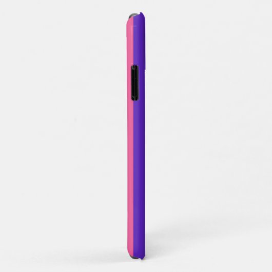 Coques Case-Mate iPhone Drapeau de fierté genderfluid (Dos/Droite)