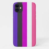 Coques Case-Mate iPhone Drapeau de fierté genderfluid (Dos)