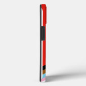 Coques Case-Mate iPhone Drapeau de fierté intersexe de SlipperyJoe's fond (Verso / Droite)