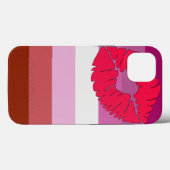 Coques Case-Mate iPhone Drapeau de fierté lesbienne lipstick SlipperyJoe f (Verso (horizontal))