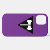 Coques Case-Mate iPhone Drapeau de fierté lesbienne SlipperyJoe puissant s (Verso (horizontal))