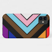 Coques Case-Mate iPhone Drapeau de fierté LGBTQIA+ (Dos (Horizontal))