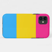 Coques Case-Mate iPhone Drapeau de fierté Pansexual LGBTQ (Dos (Horizontal))