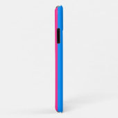 Coques Case-Mate iPhone Drapeau de fierté pansexuelle (Dos/Droite)