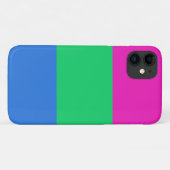 Coques Case-Mate iPhone Drapeau de fierté polysexuelle (Dos (Horizontal))