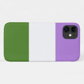 Coques Case-Mate iPhone Drapeau de fierté queer (Dos (Horizontal))
