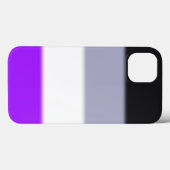 Coques Case-Mate iPhone Drapeau de fierté sexuelle tombée (Verso (horizontal))