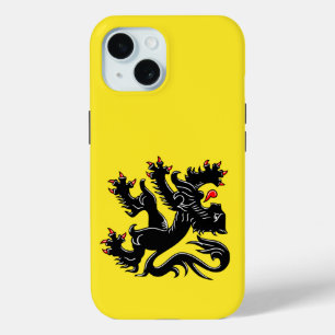 Coque Pour iPhone 15 Drapeau de Flandre Coque-coque iphone