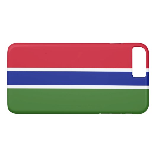 Coques Case-Mate iPhone Drapeau de Gambie (Dos (Horizontal))
