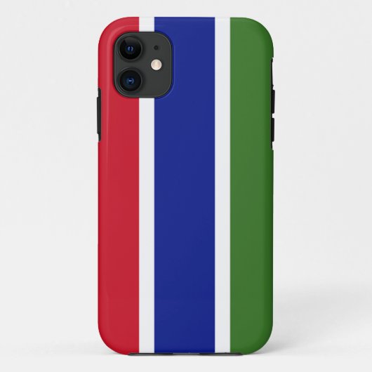 Coques Case-Mate iPhone Drapeau de Gambie (Dos)