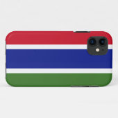 Coques Case-Mate iPhone Drapeau de Gambie (Dos (Horizontal))