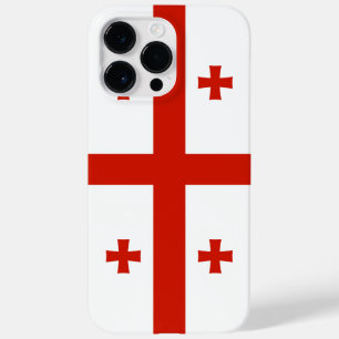 Coque Pour Pour iPhone 14 Pro Max Drapeau de Géorgie