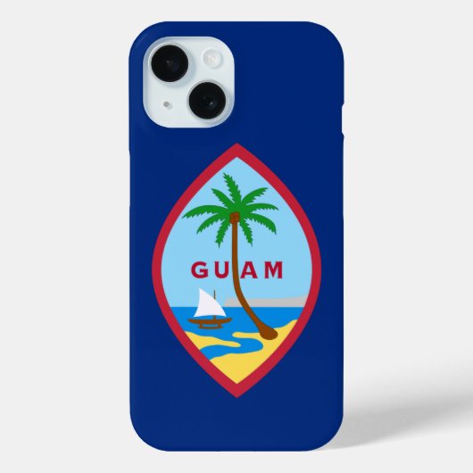 Coques Case-Mate iPhone Drapeau de Guam (Verso)