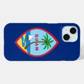 Coques Case-Mate iPhone Drapeau de Guam (Verso (horizontal))