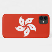 Coques Case-Mate iPhone Drapeau de Hong Kong (Dos (Horizontal))
