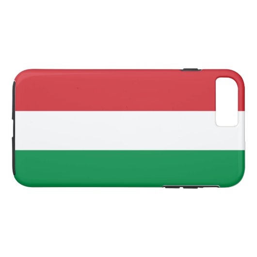 Coques Case-Mate iPhone Drapeau de Hongrie (Dos (Horizontal))