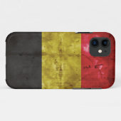 Coques Case-Mate iPhone Drapeau de la Belgique (Dos (Horizontal))