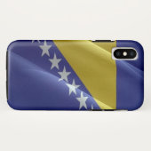 Coques Case-Mate iPhone Drapeau de la Bosnie-Herzégovine - (Dos (Horizontal))