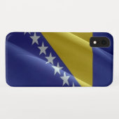Coques Case-Mate iPhone Drapeau de la Bosnie-Herzégovine - (Dos (Horizontal))