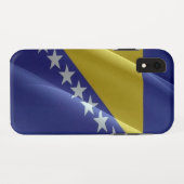 Coques Case-Mate iPhone Drapeau de la Bosnie-Herzégovine - (Dos (Horizontal))