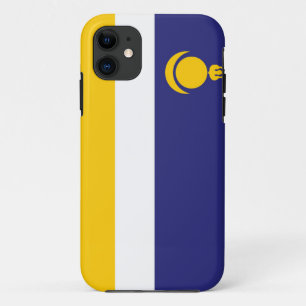 Coque iPhone 11 drapeau de la buryatie région de la république de 