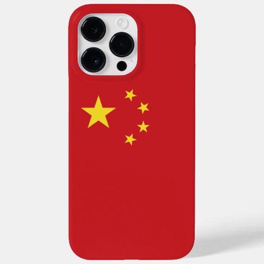 Coques Case-Mate iPhone Drapeau de la Chine (Verso)