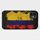Coques Case-Mate iPhone Drapeau de la Colombie (Dos (Horizontal))