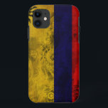 Coque iPhone 11 Drapeau de la Colombie<br><div class="desc">Des ressembler originaux de conception de drapeau à elle ont été peints dessus ! Commémorez vos voyages du monde, célébrez votre héritage ou montrez à chacun combien vous aimez votre maison ! Cette image est disponible sur une série de produits. Contrôle tout de nos autres conceptions chez http://www.zazzle.com/zipperedflags avez-vous une...</div>