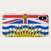 Coques Case-Mate iPhone Drapeau de la Colombie-Britannique (Dos (Horizontal))