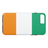 Coques Case-Mate iPhone Drapeau de la Côte d'Ivoire (Dos (Horizontal))