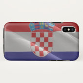 Coques Case-Mate iPhone Drapeau de la Croatie - (Dos (Horizontal))