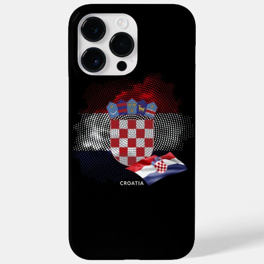 Coques Case-Mate iPhone Drapeau de la Croatie (Verso)