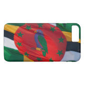 Coques Case-Mate iPhone Drapeau de la Dominique (Dos (Horizontal))