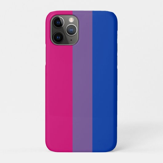 Coques Case-Mate iPhone Drapeau de la fierté bisexuelle (Dos)