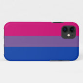 Coques Case-Mate iPhone Drapeau de la fierté bisexuelle (Dos (Horizontal))