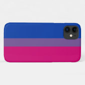 Coques Case-Mate iPhone Drapeau de la fierté bisexuelle (Dos (Horizontal))