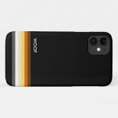 Coques Case-Mate iPhone Drapeau de la fierté de l'ours cool (Dos (Horizontal))
