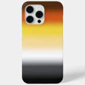 Coques Case-Mate iPhone Drapeau de la fierté d'ours gris dégradé - Drapeau (Verso)