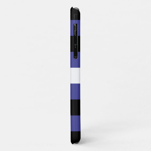 Coques Case-Mate iPhone Drapeau de la Fierté en cuir (Dos/Gauche)