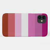 Coques Case-Mate iPhone Drapeau de la fierté lesbienne (origine) (Dos (Horizontal))