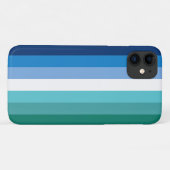 Coques Case-Mate iPhone Drapeau de la fierté masculine gay (Dos (Horizontal))