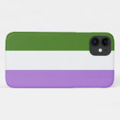 Coques Case-Mate iPhone Drapeau de la fierté queer (Dos (Horizontal))