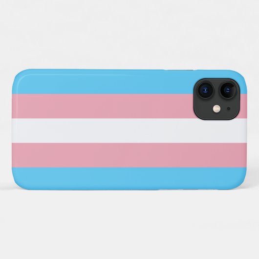 Coques Case-Mate iPhone Drapeau de la fierté transgenre (Dos (Horizontal))