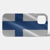 Coques Case-Mate iPhone Drapeau de la Finlande - (Verso (horizontal))